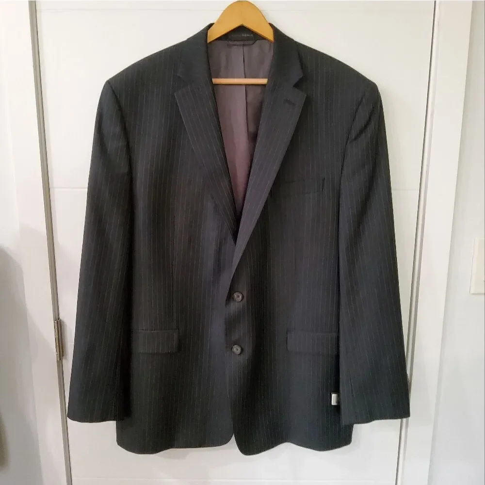 Lauren Ralph Lauren Striped Jacket Blazer Size 46 L